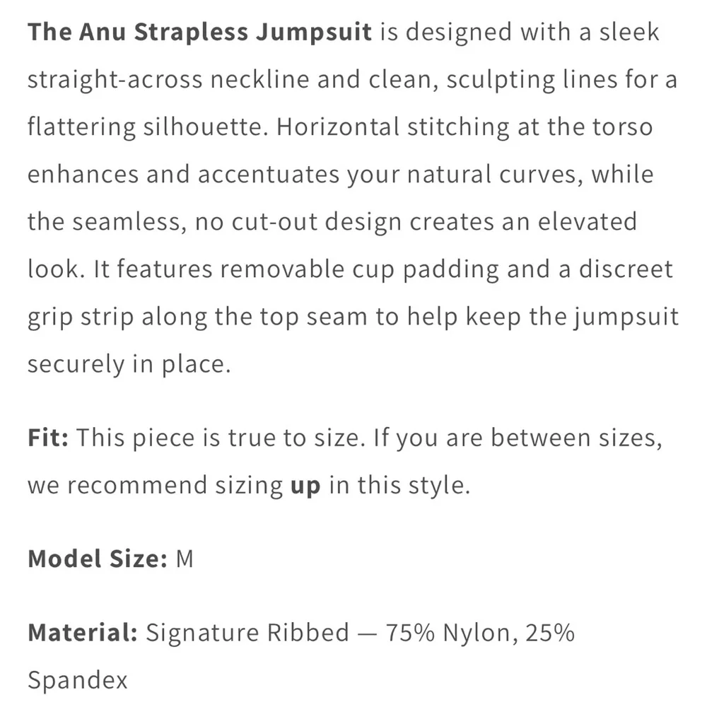 Active By Teal Anu Strapless Romper - Picture 7 of 7